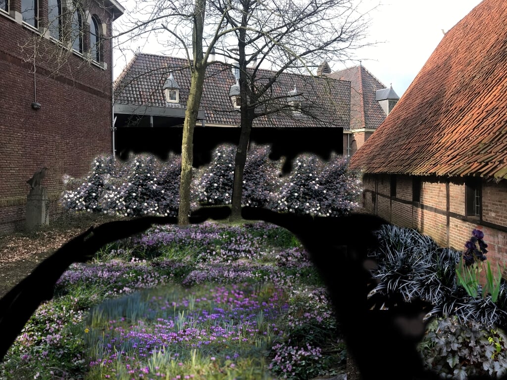 De tuin van het Rijksmuseum wordt straks toegankelijker.
