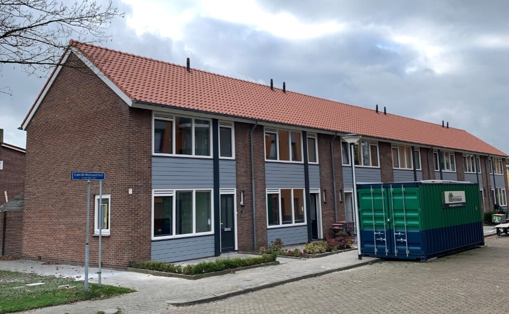 Enkele verduurzaamde woningen bij de Jan Vermeerstraat.
