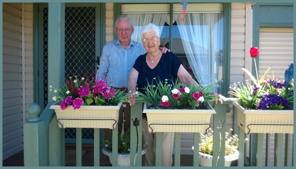 Annie Steijnis-Brama en Leo Steijnis zijn 70 jaar getrouwd. Dochter Thecla maakte de foto tijdens haar laatste bezoek in 2018. 