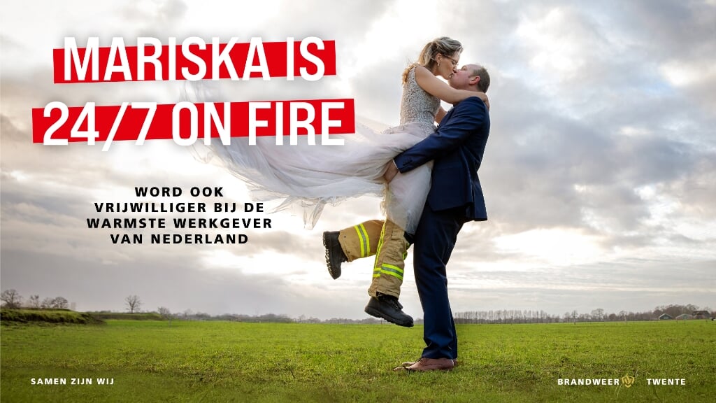Word net als Mariska vrijwilliger bij Brandweer Twente en werk mee aan een veilig Twente.