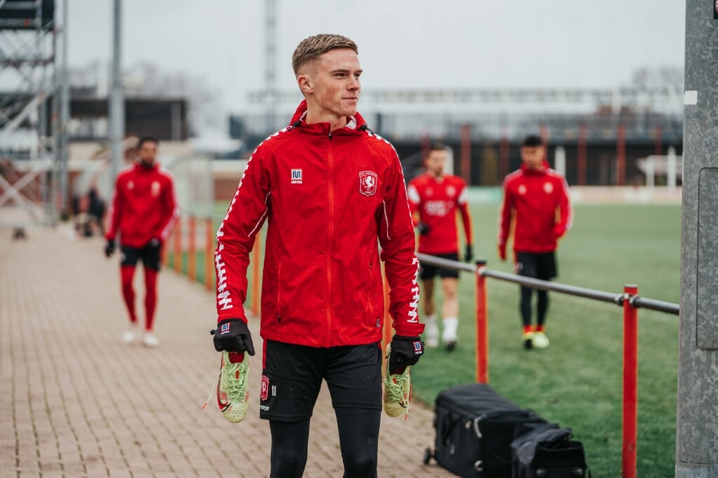 Daan Rots is met FC Twente weer in training. (Foto: FC Twente Media)