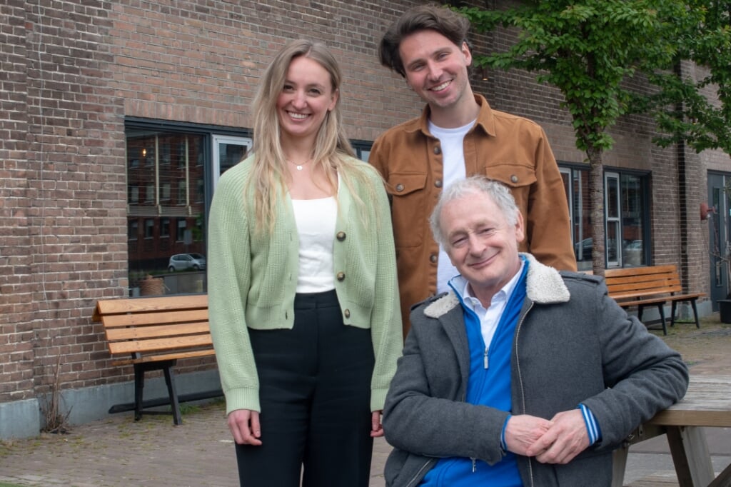 Laus Steenbeeke met Merel Kappenburg en Bart Klop.