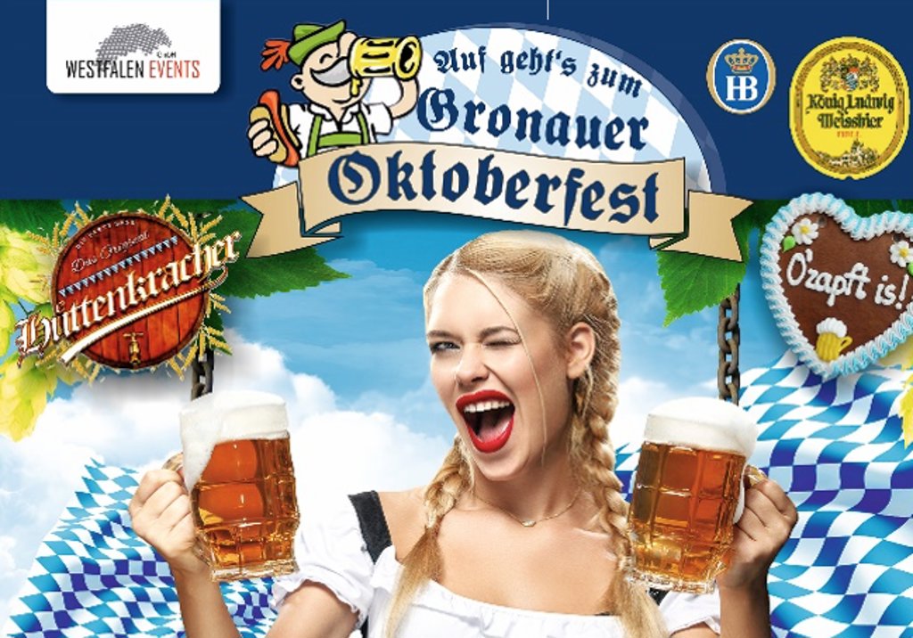 Het Oktoberfest in Gronau is op 26 oktober.