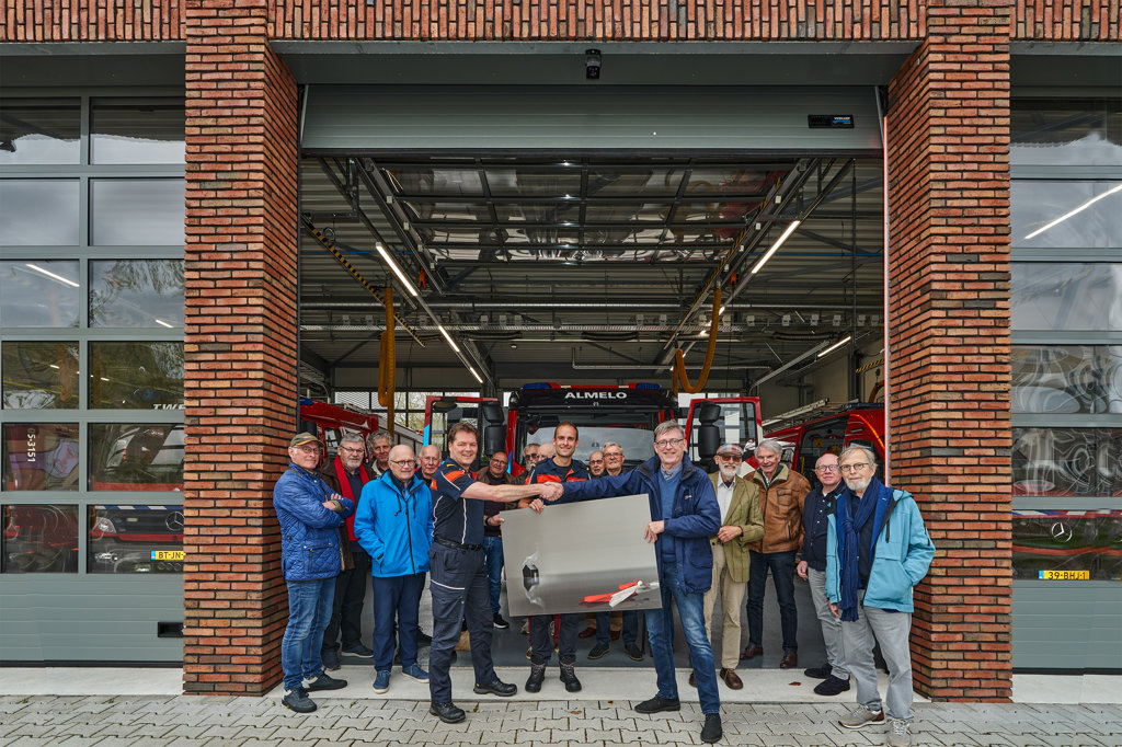 Probusclub De Hagen was 16 april bij Brandweer Almelo op bezoek.