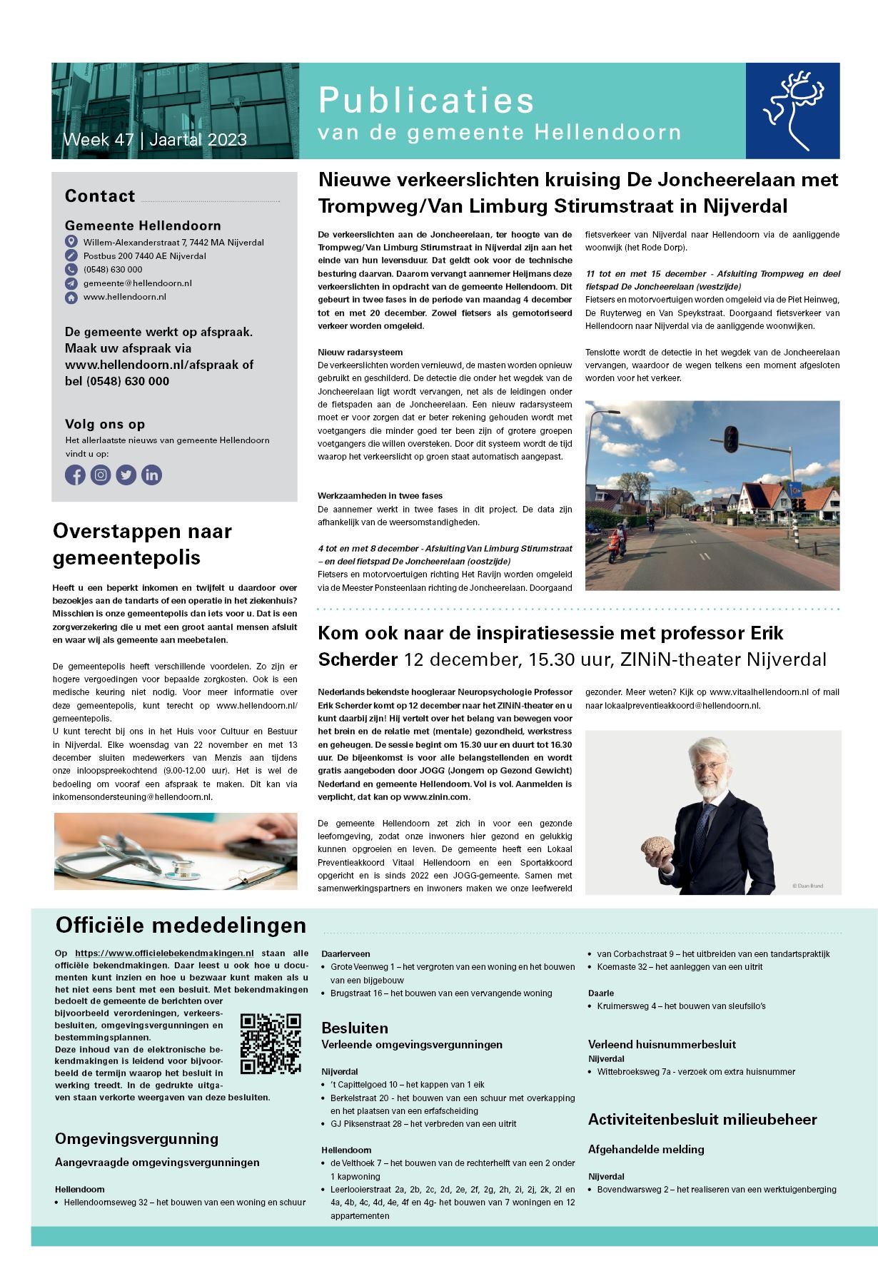 Editie voorpagina