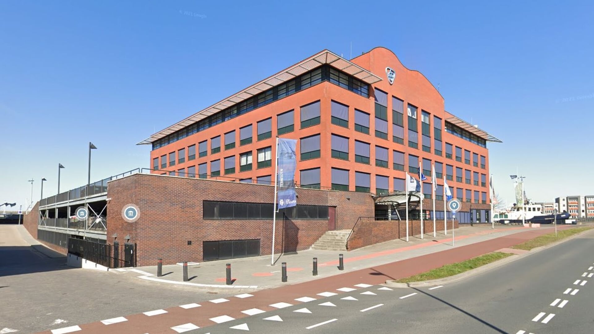 Het gebouw van Waterschap Scheldestromen in Terneuzen.
