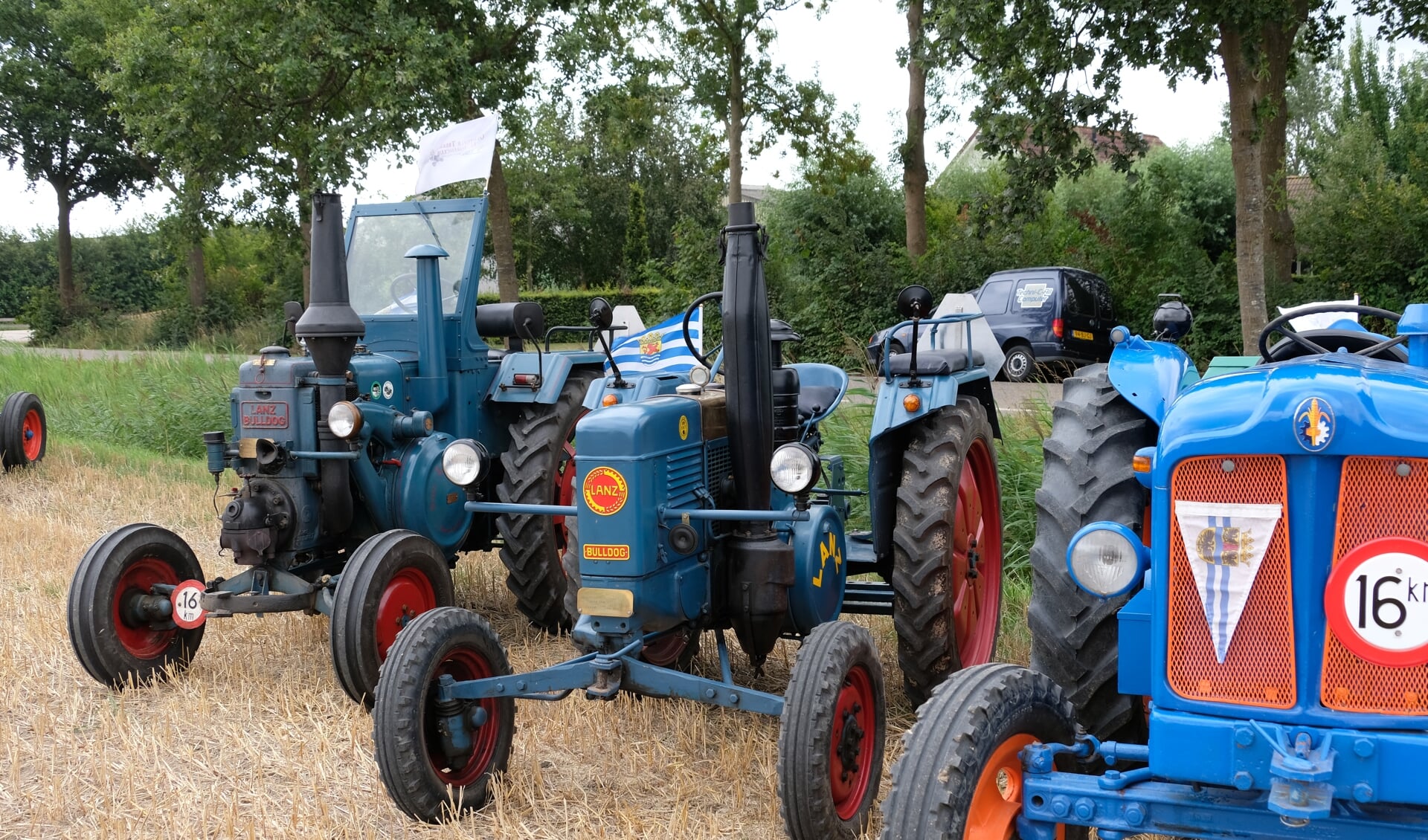 Enkele oldtimer tractoren