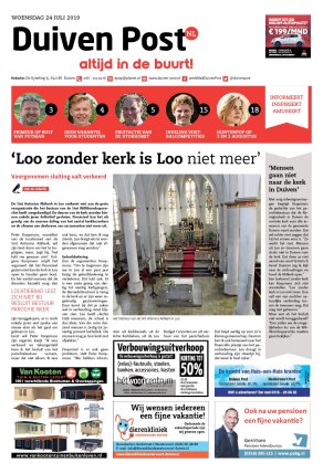 Editie voorpagina