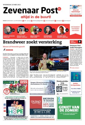 Editie voorpagina