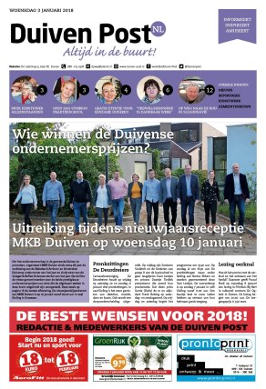 Editie voorpagina