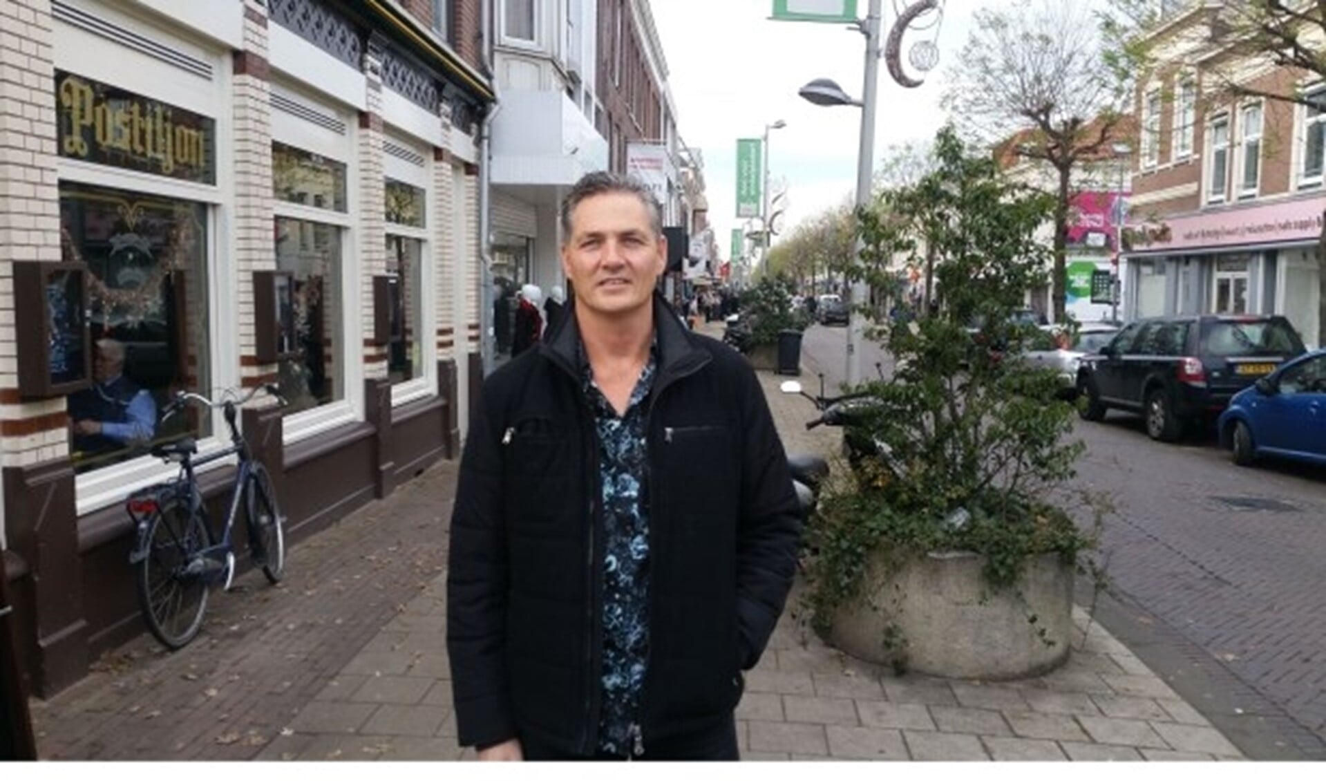 Ron Bergwerf, voorzitter van de nieuwe ondernemersvereniging Winkelcentrum Oude Noorden. 