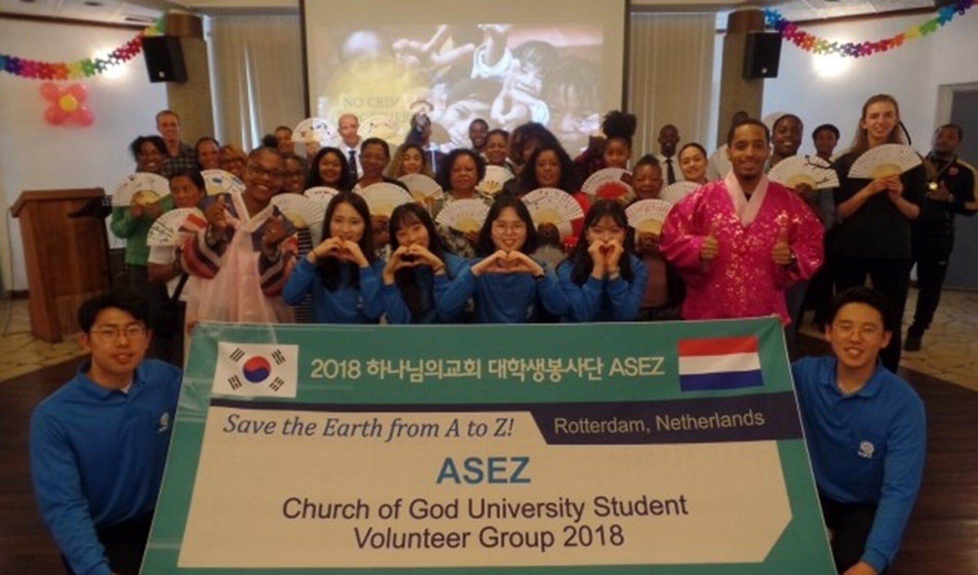 Koreaans Cultuur Ervaring Event  door ASEZ bij WMS Church of God R'dam