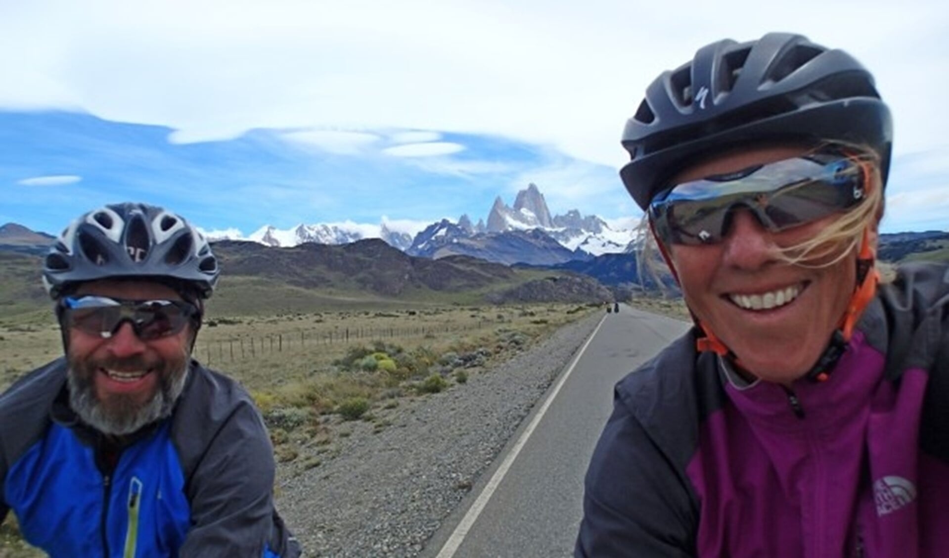 Rotterdammers Raoul en Yolanda Majewski fietsten elf weken lang over de Andes. (Foto: Yolanda Steijns)
