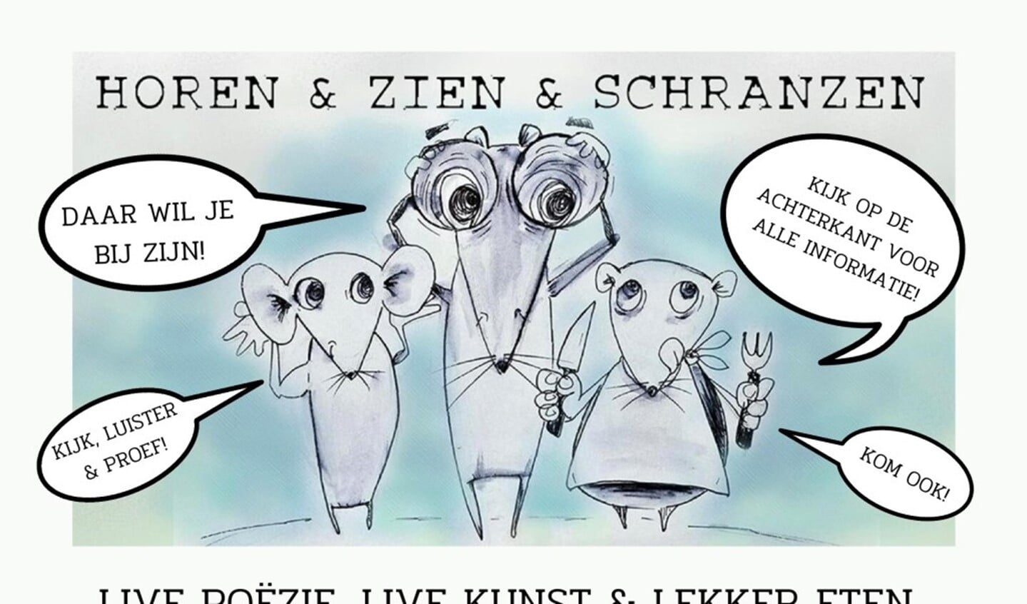 Flyer Horen & Zien & Schranzen (voorkant)