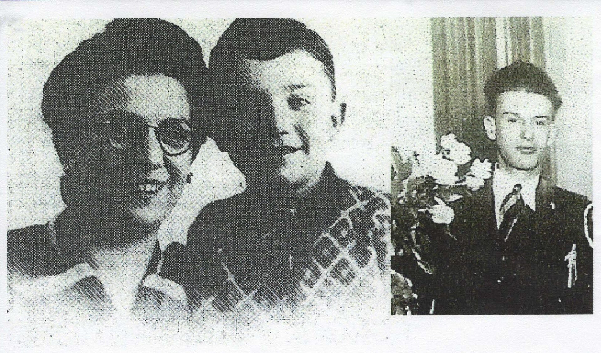 De familie Dasberg, destijds woonachtig op Bloemstraat 77a. Rachel Dasberg-de Vries met zoon Isaac en rechts Herman Benjamin Dasberg. (Foto: Swedoro/DovenShoah)