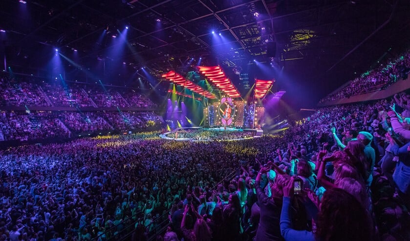 <p>Een Ahoy-concert van André Hazes. (Foto: Charles Batenburg)</p>