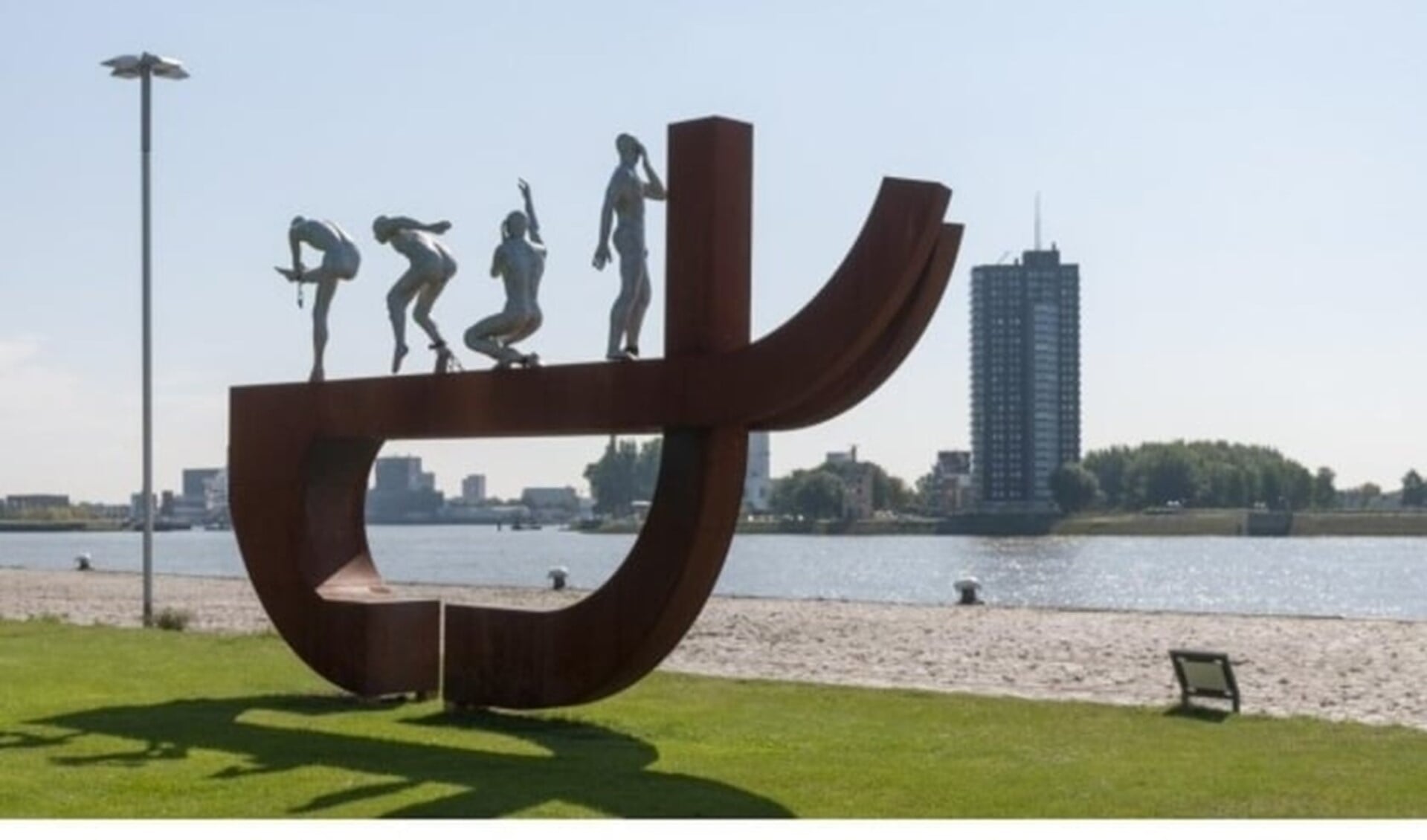 Het slavernijmonument aan de Lloydkade. Foto: Gemeente Rotterdam