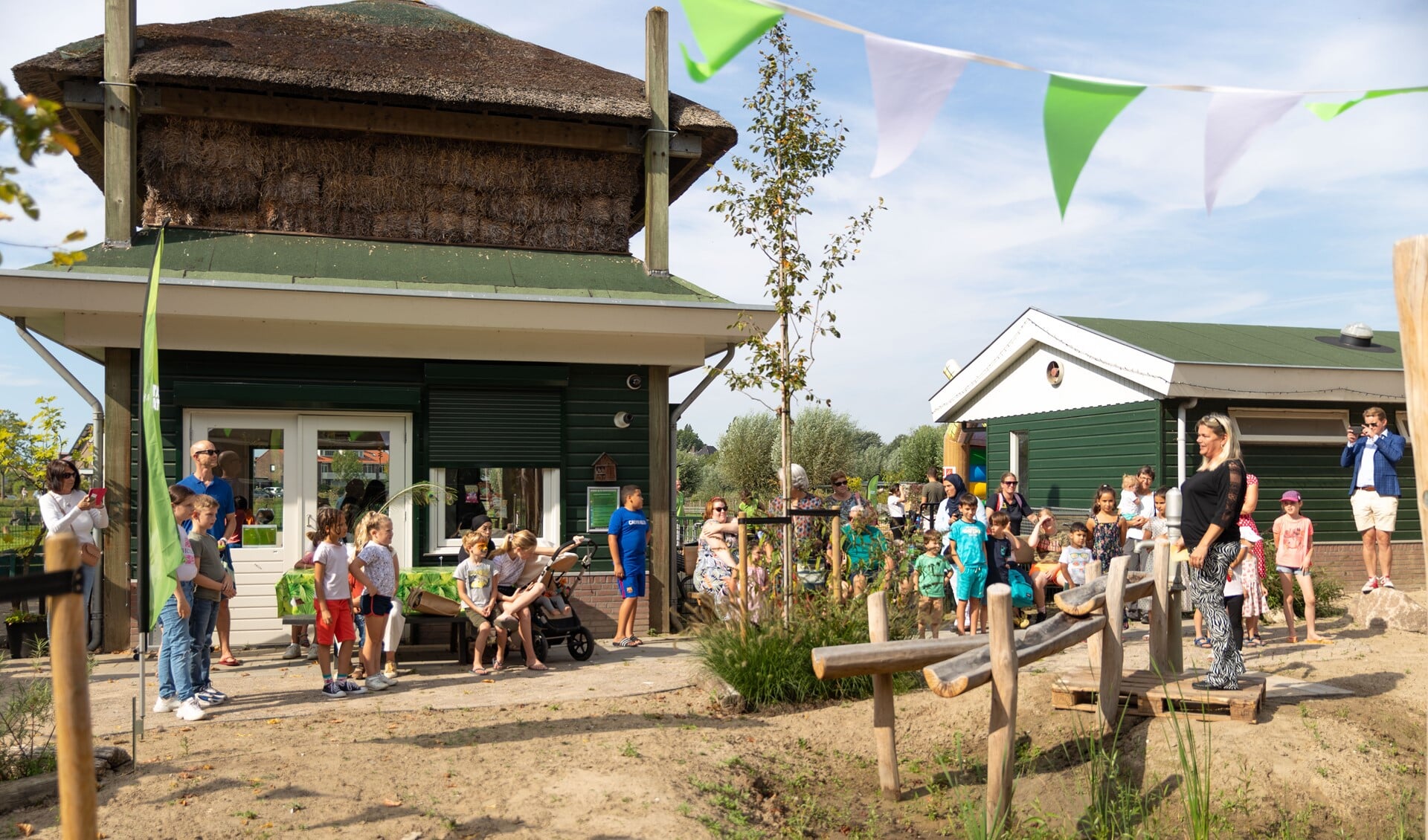 De natuurlijke speeltuin van kinderboerderij De Wilgenhof is feestelijk geopend op 9 september. Foto: pr