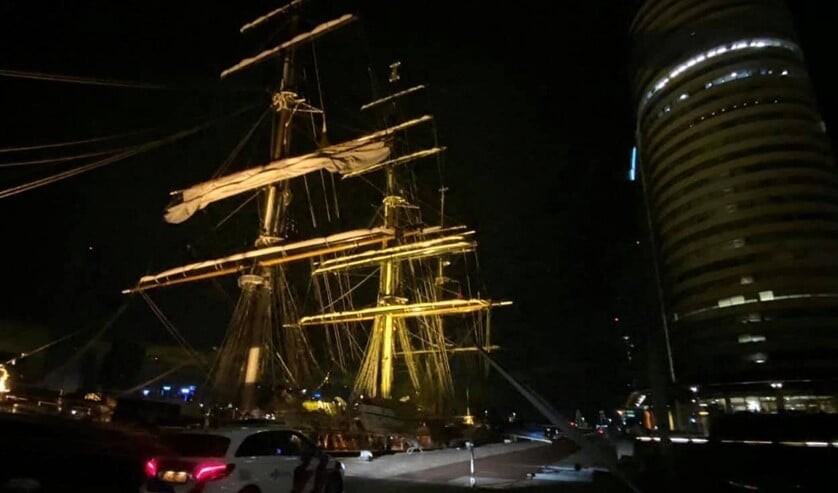 <p>Er was ook nog even tijd voor een mooie nachtelijke foto.</p>