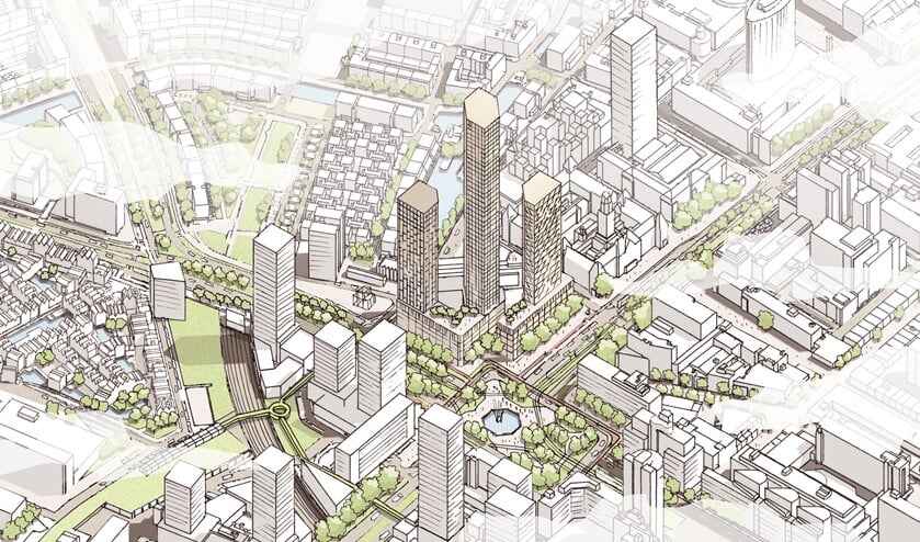 <p>Een artist impression van bouwproject RISE.</p>