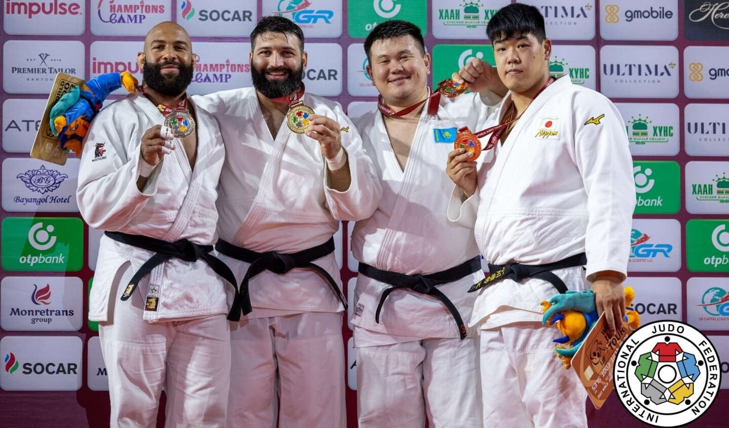 Judoka Roy Meyer uit Hoogvliet is zijn kwalificatie richting de Olympische Spelen super goed begonnen door zilver te pakken op de Grand Slam van Ulaanbaatar. Foto: pr