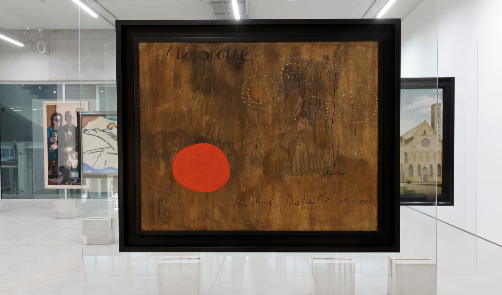 Vanaf nu is het topwerk van Miró in het Depot te zien tussen andere collectiehoogtepunten van Boijmans. Foto: Aad Hoogendoorn