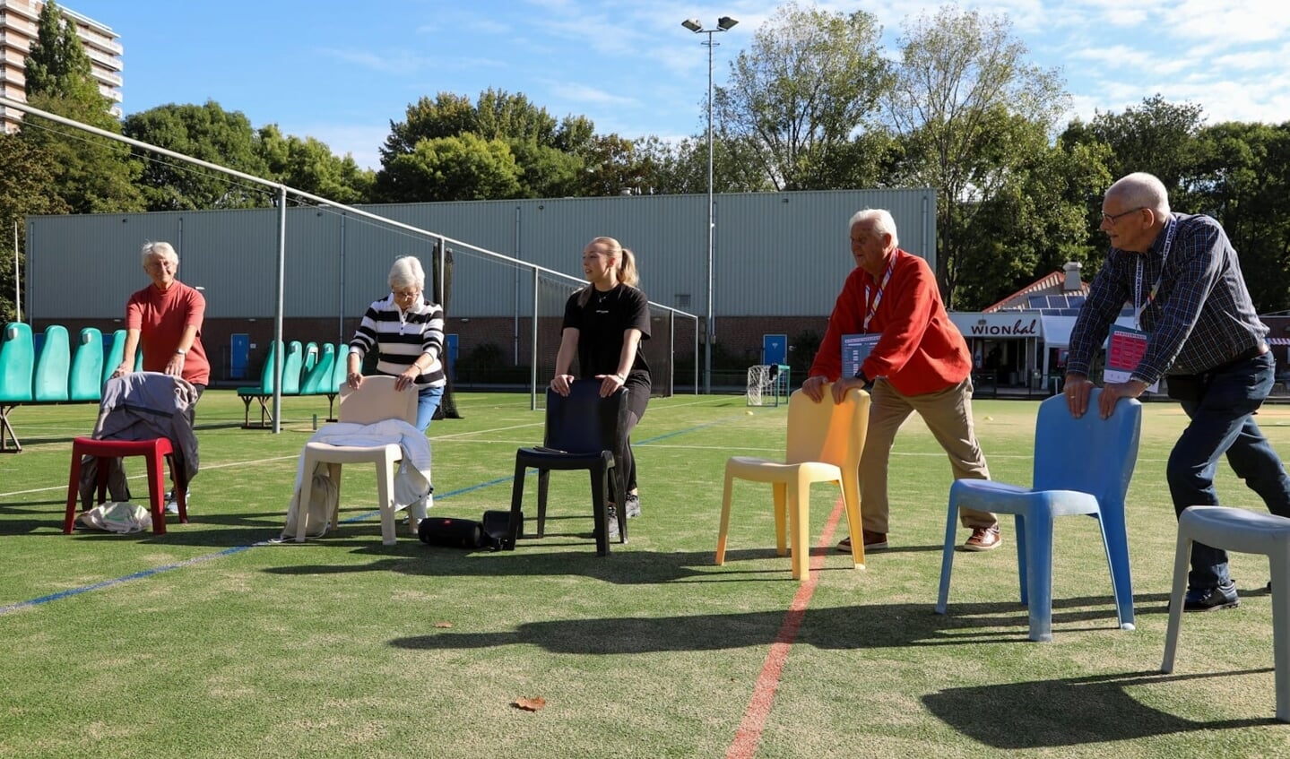 De eerste beweegdag van de Senior Games Rotterdam.
