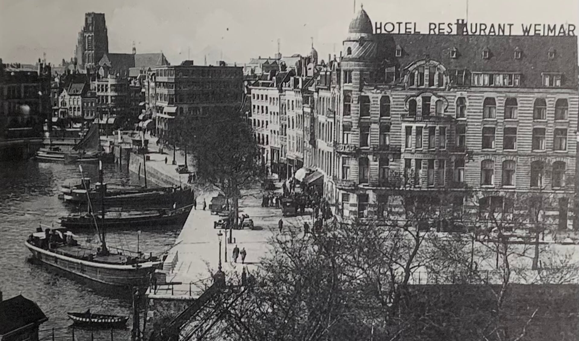 Het beroemde Hotel Weimar. Foto: Stadsarchief Rotterdam