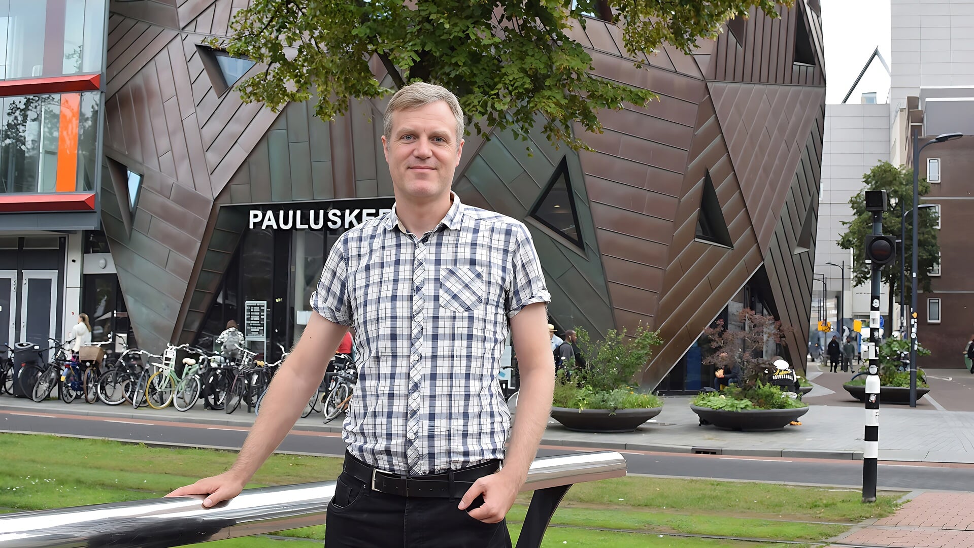 Directeur en predikant van de Pauluskerk, Martijn van Leerdam. Foto: Parisa Akbarzadehpoladi
