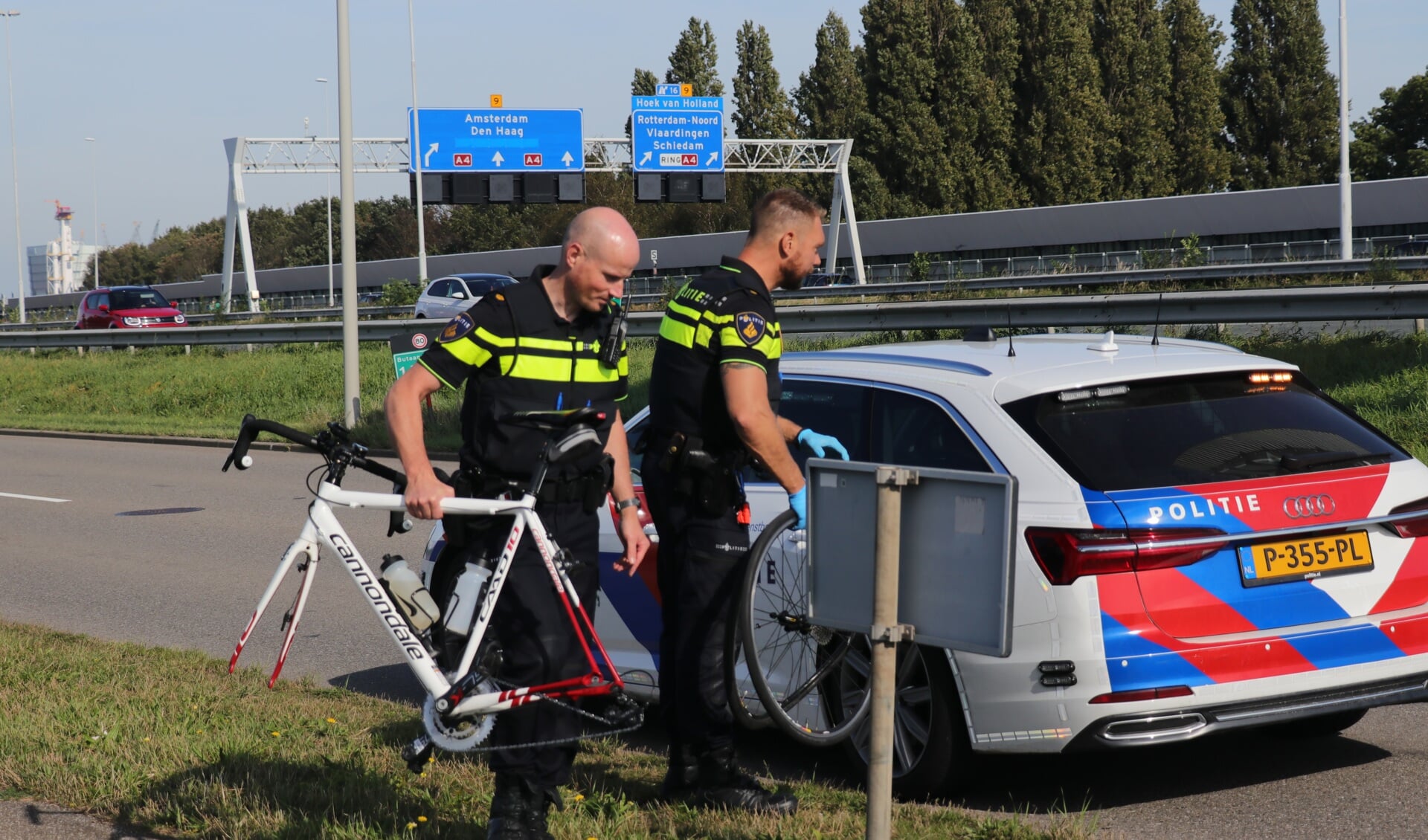 Dat was een flinke botsing. Foto: Nieuws op Beeld