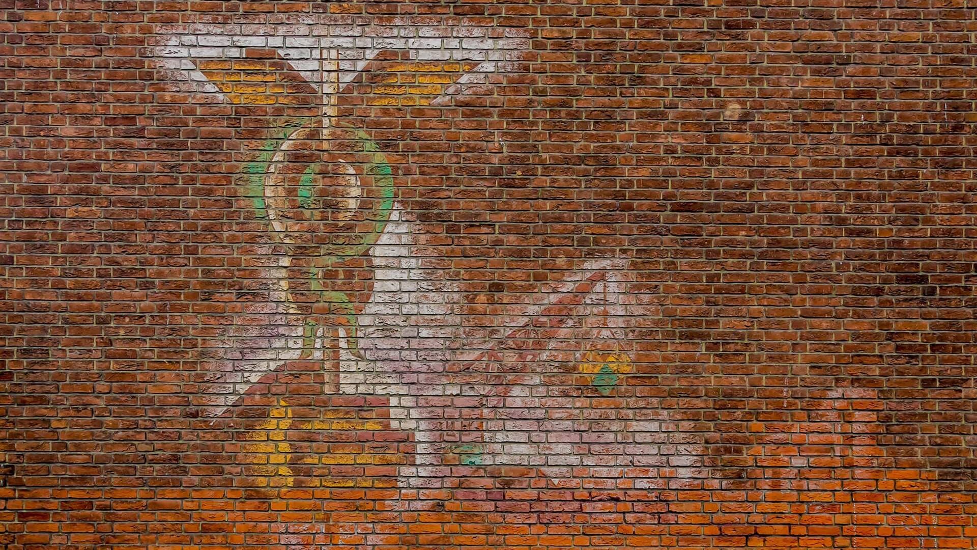 De muurschildering op het huizenblok aan de Engelsestraat, de kunstenaar is onbekend. Foto: Cisca van Bommel