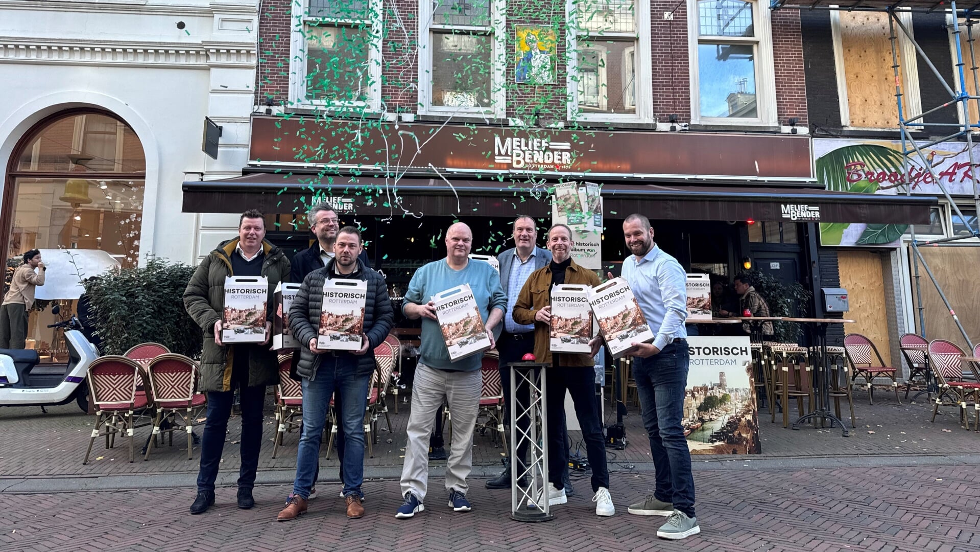 De actie is op vrijdag 17 november feestelijk van start gegaan in één van de oudste cafés van Rotterdam, Melief Bender. Foto pr