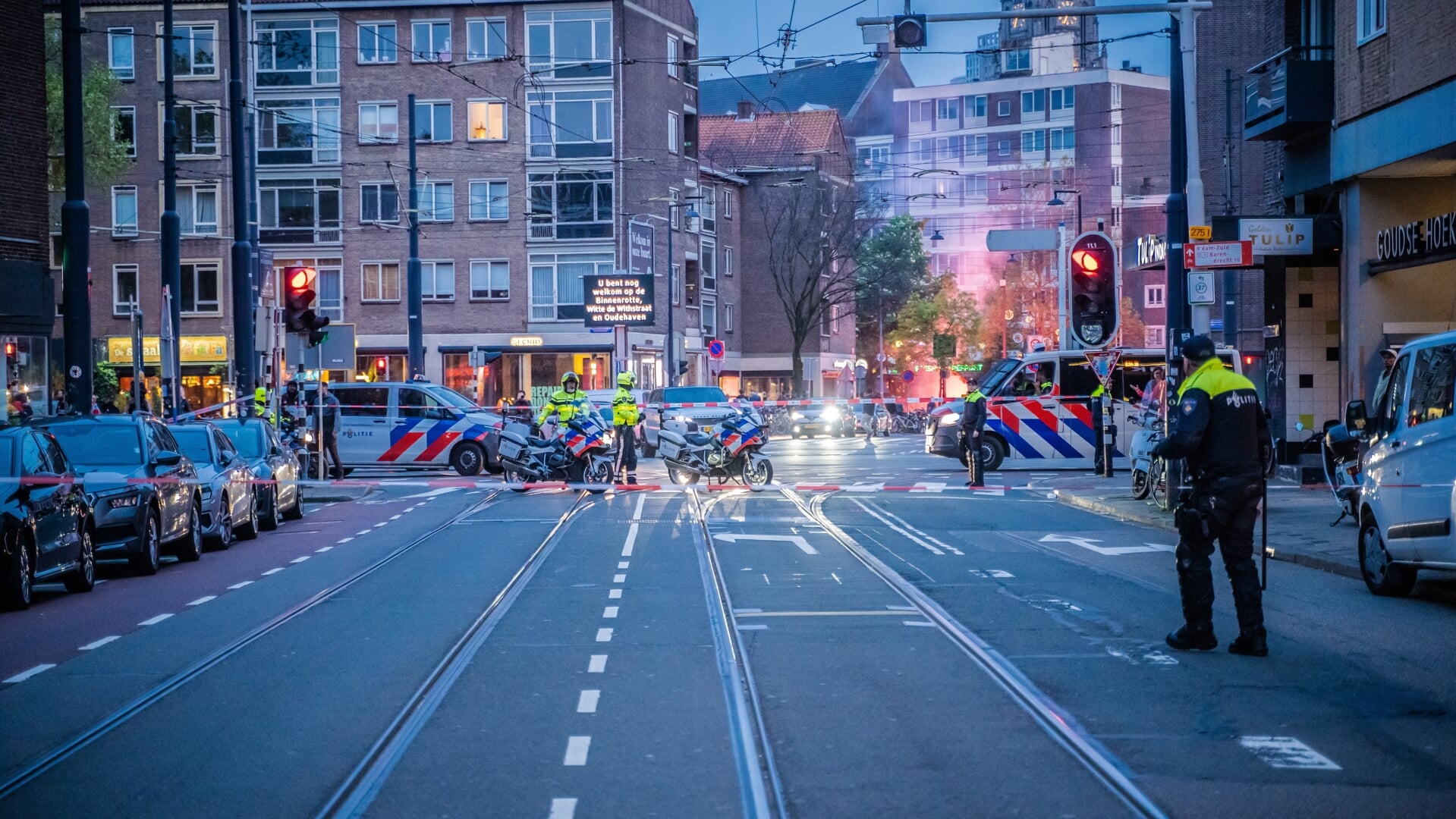 Schietpartij in de Jonker Fransstraat. Foto: Nieuws op Beeld / Jeffrey Jacobs