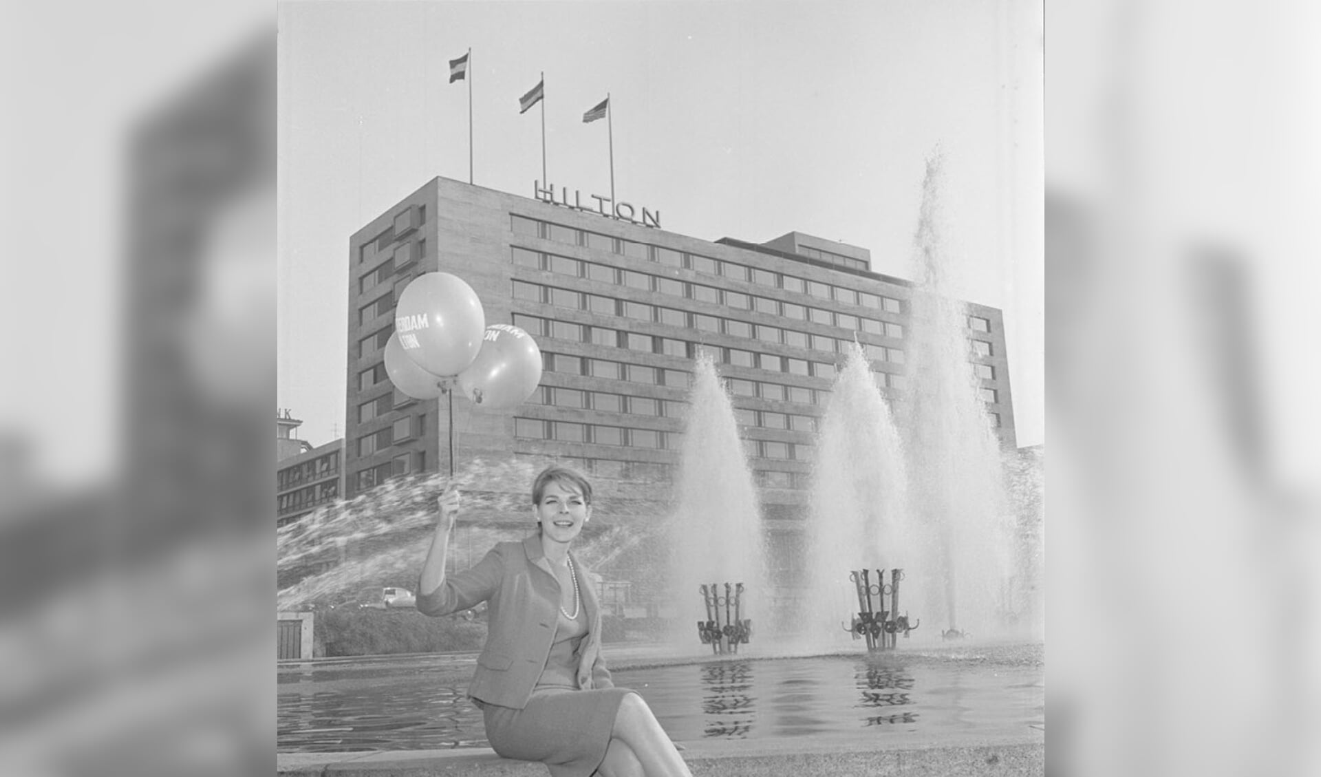 Zestig jaar geleden werd het Hilton Hotel geopend. Foto: Ary Groeneveld/Stadsarchief Rotterdam