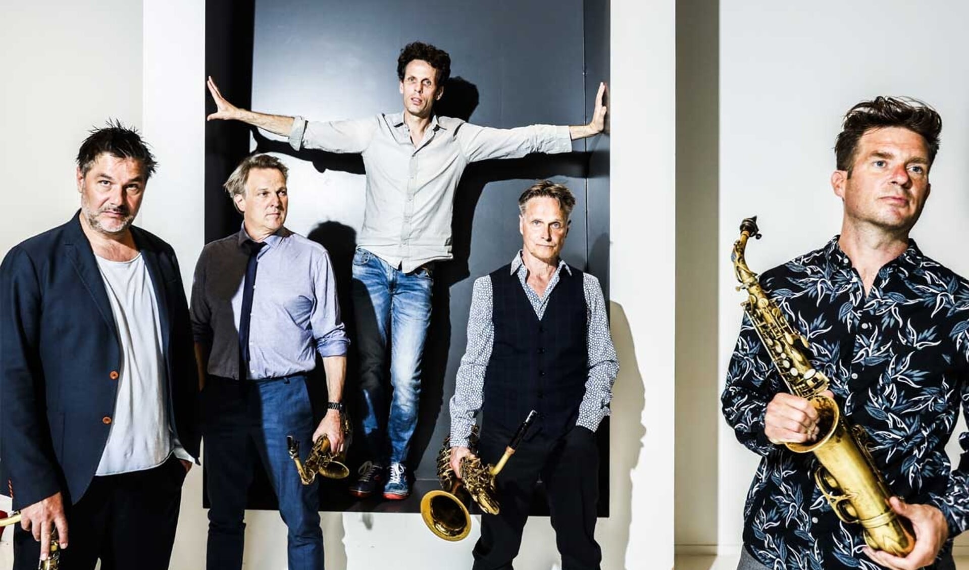 Nyk de Vries en het Artvark Saxophone Quartet