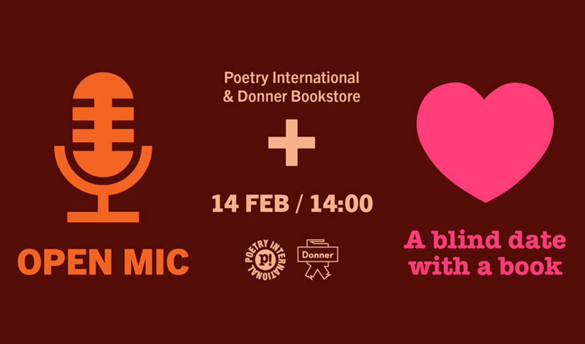 A Blind Date With a Book + Open Mic | Valentine's Day Special 