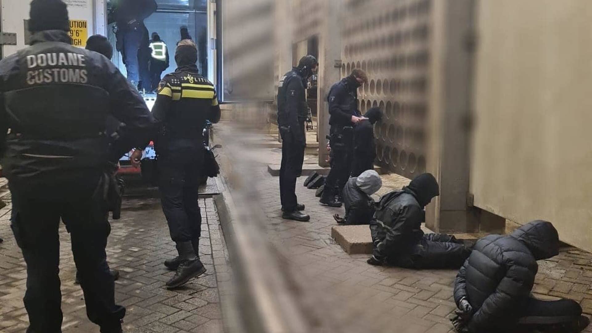 Uithalers die in januari gevonden werden in een ‘Trojaanse container’. Foto: Zeehavenpolitie Rotterdam