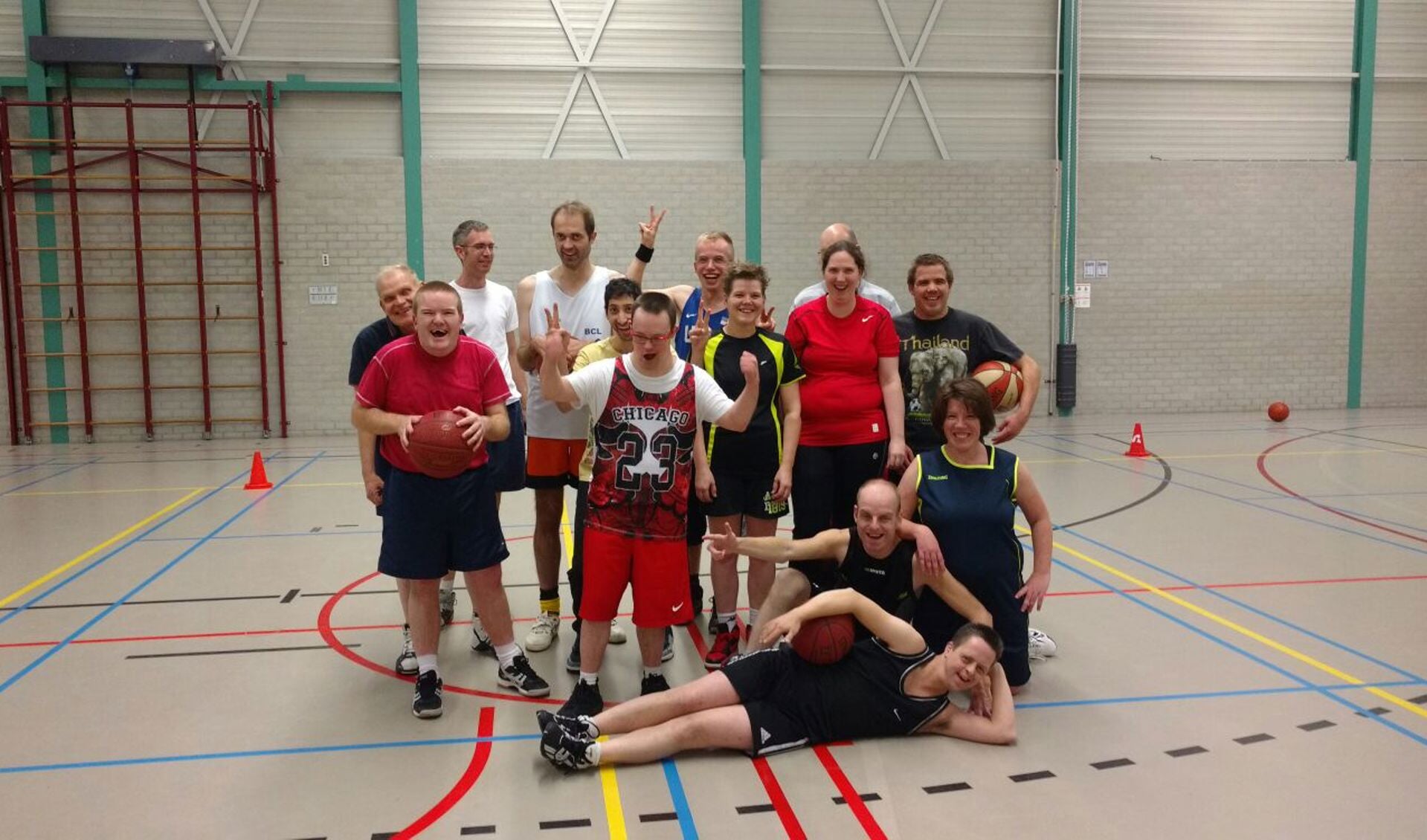 Het G-team van Basketball Club Lieshout