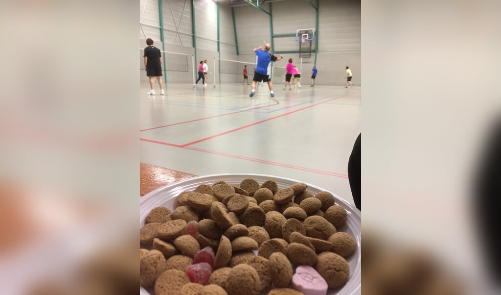 Er waren volop pepernoten te verdelen tijdens het Sint-toernooi van Badminton Club Lieshout