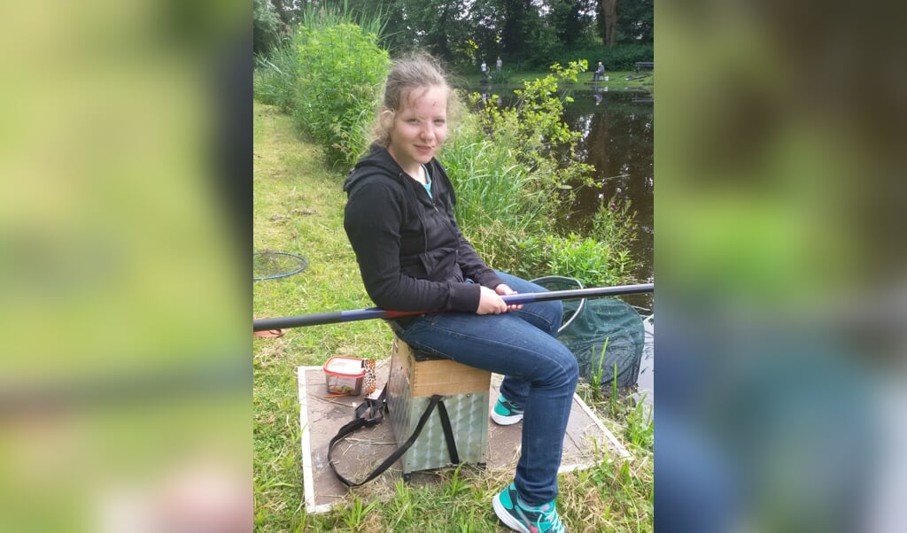 Ilse Mastbroek, de nieuwe koploper bij het jeugdvissen