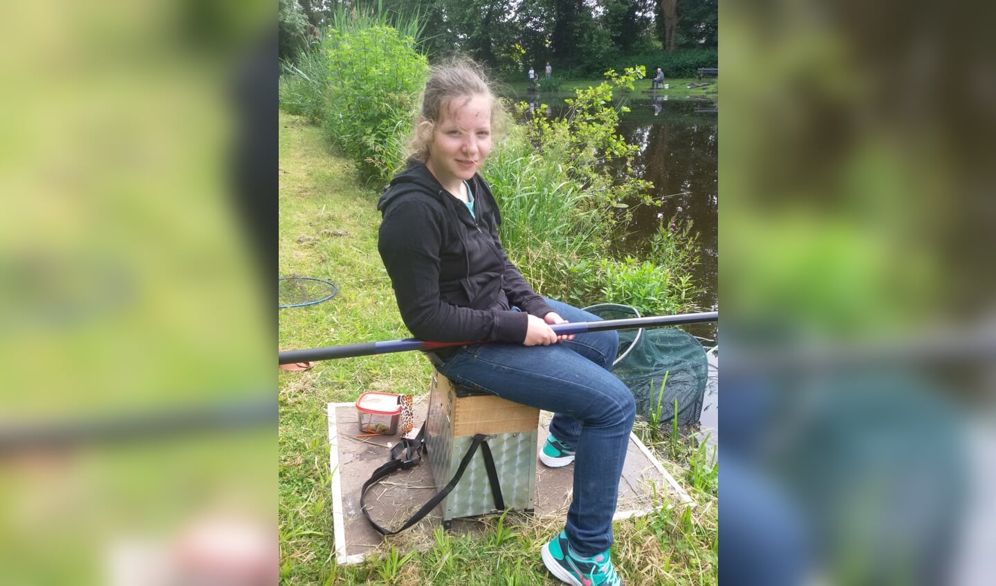 Ilse Mastbroek, de nieuwe koploper bij het jeugdvissen