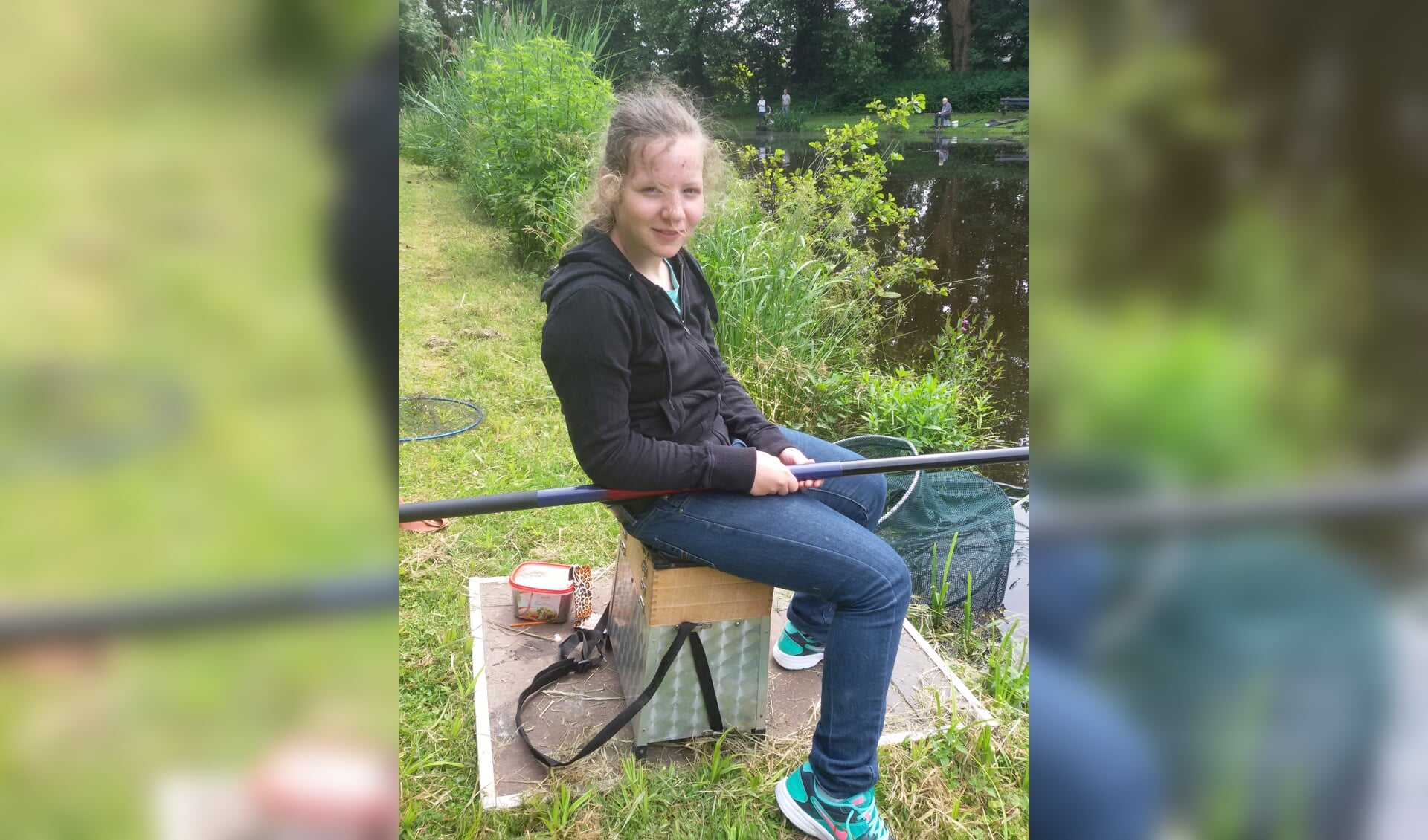 Ilse Mastbroek, de nieuwe koploper bij het jeugdvissen