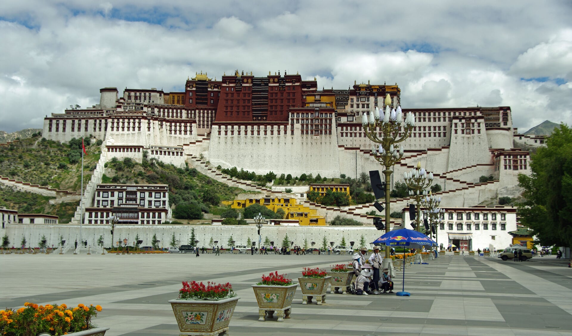 Het paleis van de Dalai Lama in Lhasa