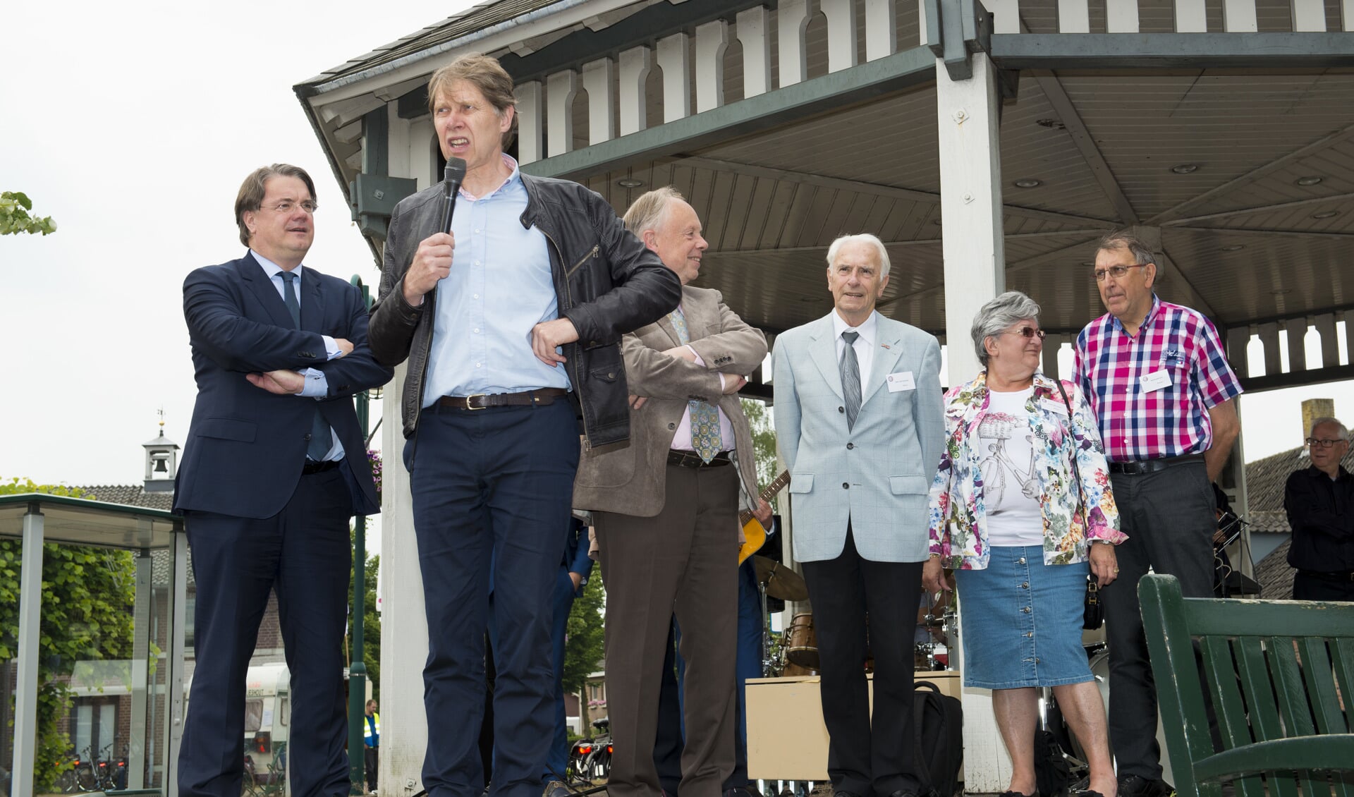 Archieffoto: Wim Daniëls bij het Dialectenfestival in Lieshout