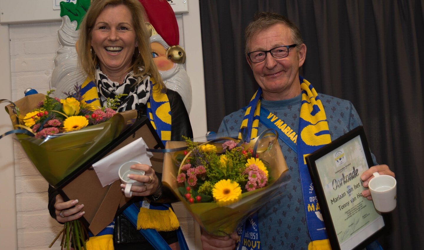 Gemma van de Laar werd verkozen tot 'Supporter van het jaar'. Tonny van Hout kreeg de eer 'Mariaan van het jaar'