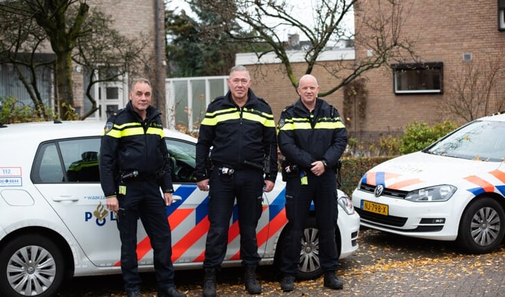 Vlnr: Gerrit van Zanten, René Jansen en Thijs Scheerooren