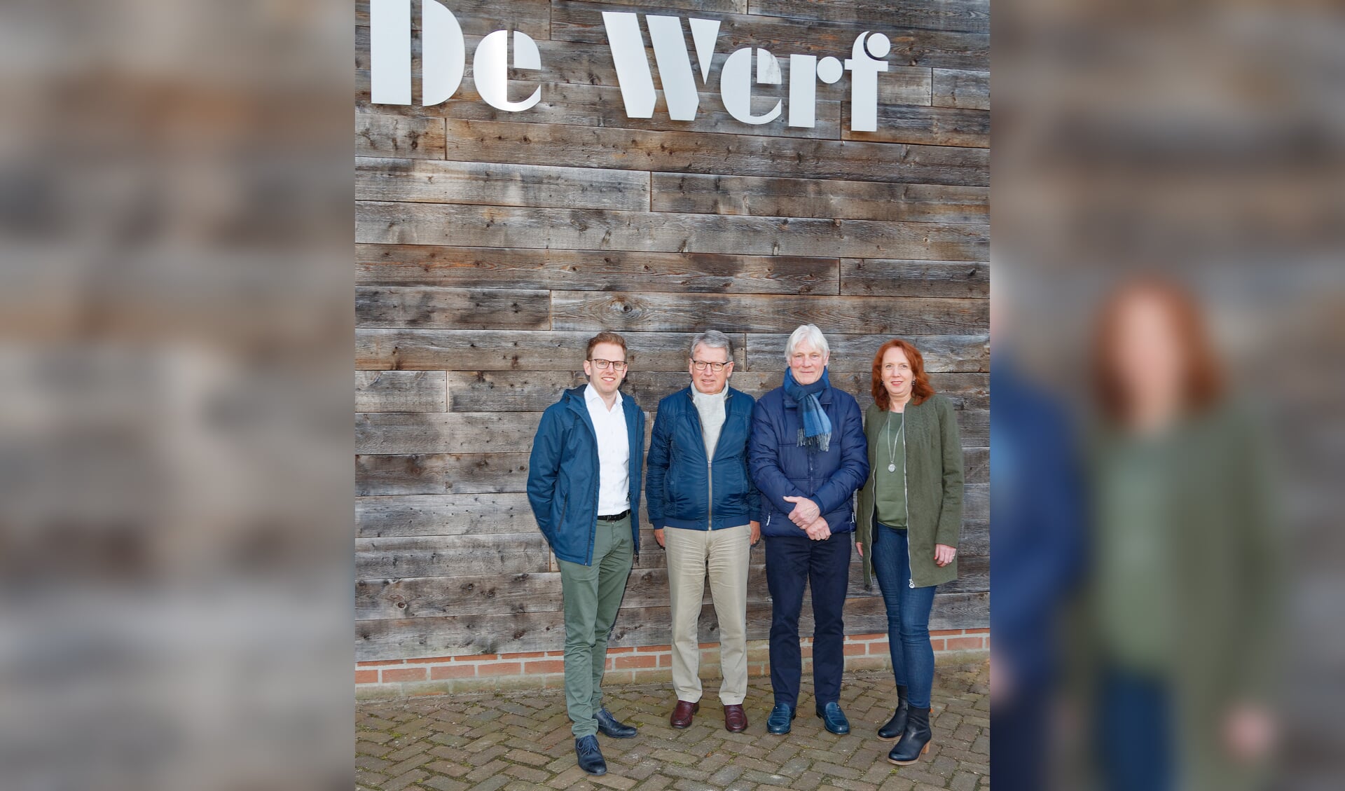 Vlnr: Mark Vermulst, Ton Schepers, Peter Groenendaal en Helga van den Heuvel