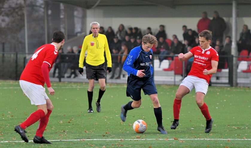 Stijn Kersjes (archieffoto) scoorde zondag het enige doelpunt en bracht ASV'33 de eerste overwinning van het seizoen | Fotonummer: f9f09e
