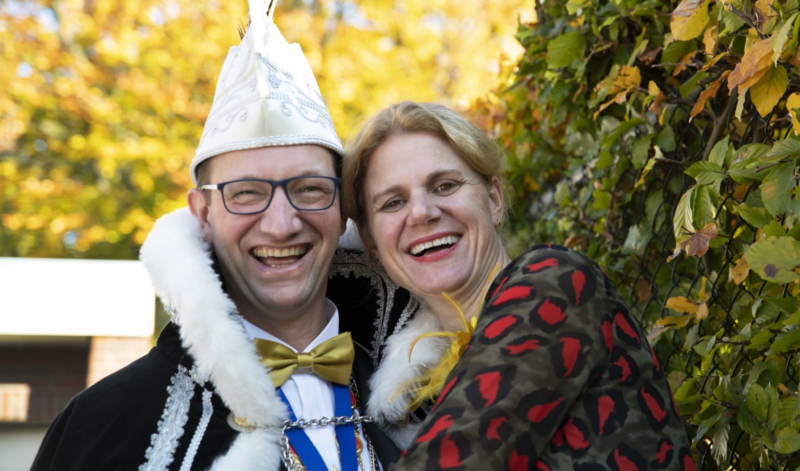 Prins Paul d'n Uurste met zijn vrouw Gerlinde Geene