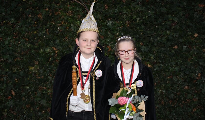 Jeugdprins Luukske XXXIV (Pim van Kaathoven) en Prinses Caithlyn | Fotonummer: 1db2e7